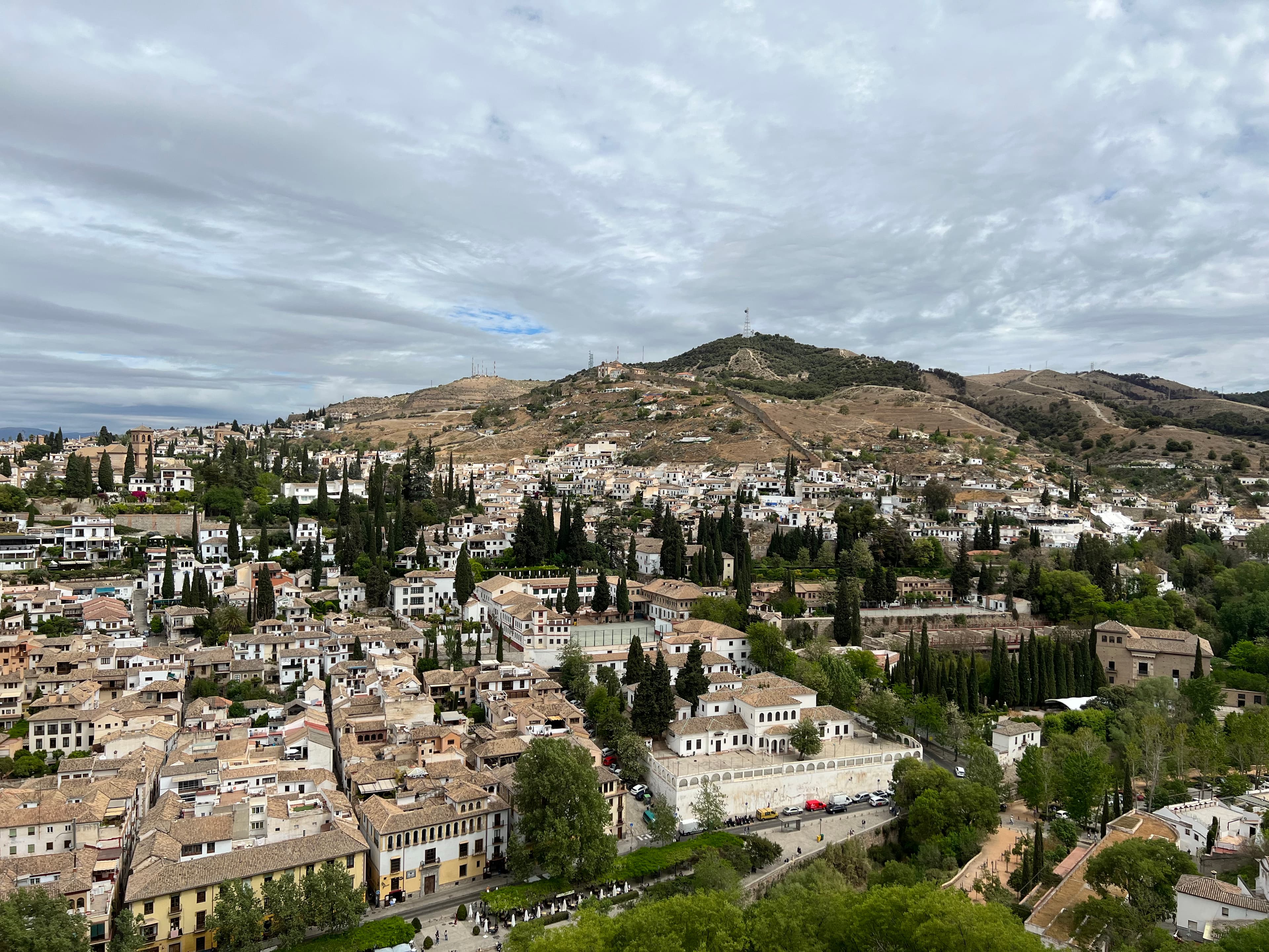 View of the Albaicín from the Alhambra